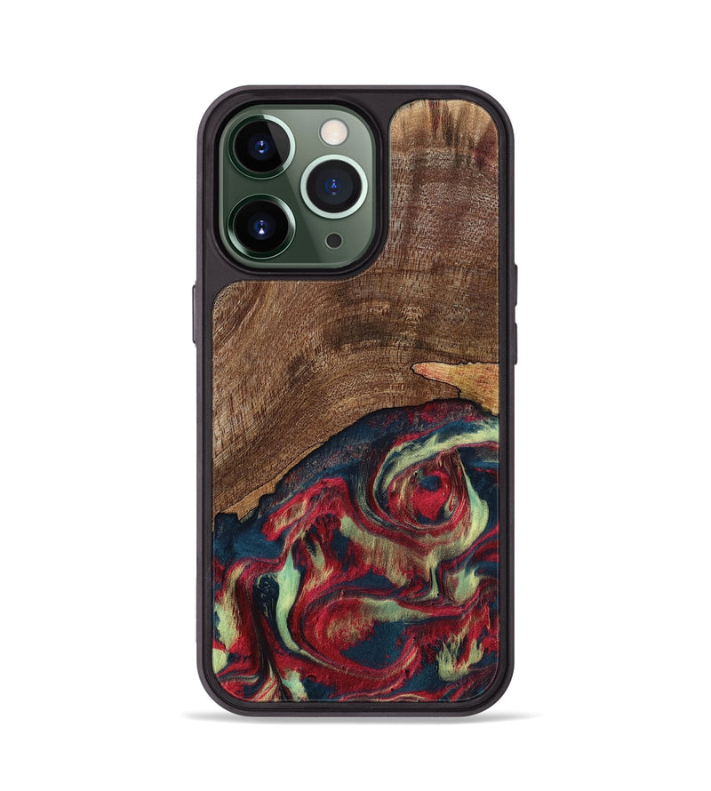 iPhone 13 Pro Wood Phone Case - Rebeca (Red, 795819)