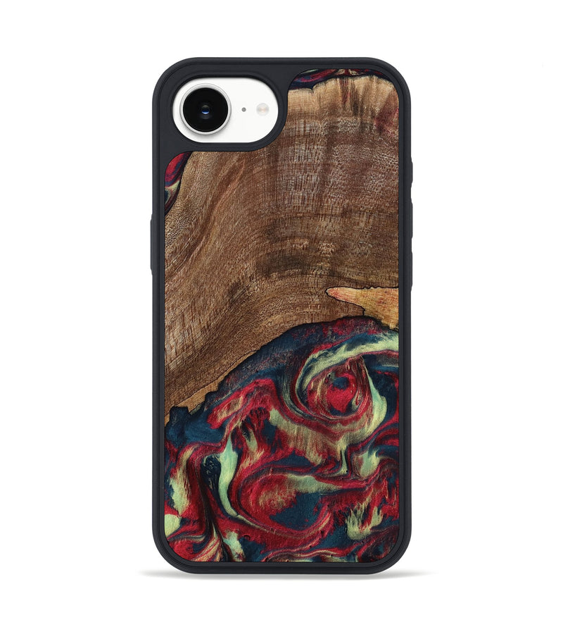 iPhone 16e Wood Phone Case - Rebeca (Red, 795819)