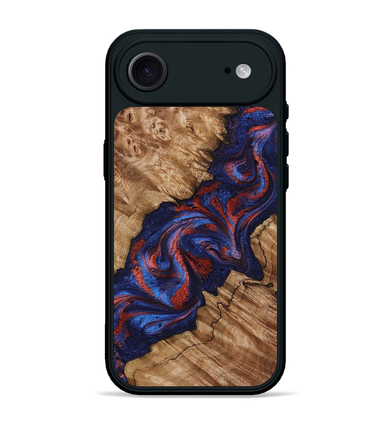 iPhone 17 Air Wood Phone Case - Tressa (Red, 795821)