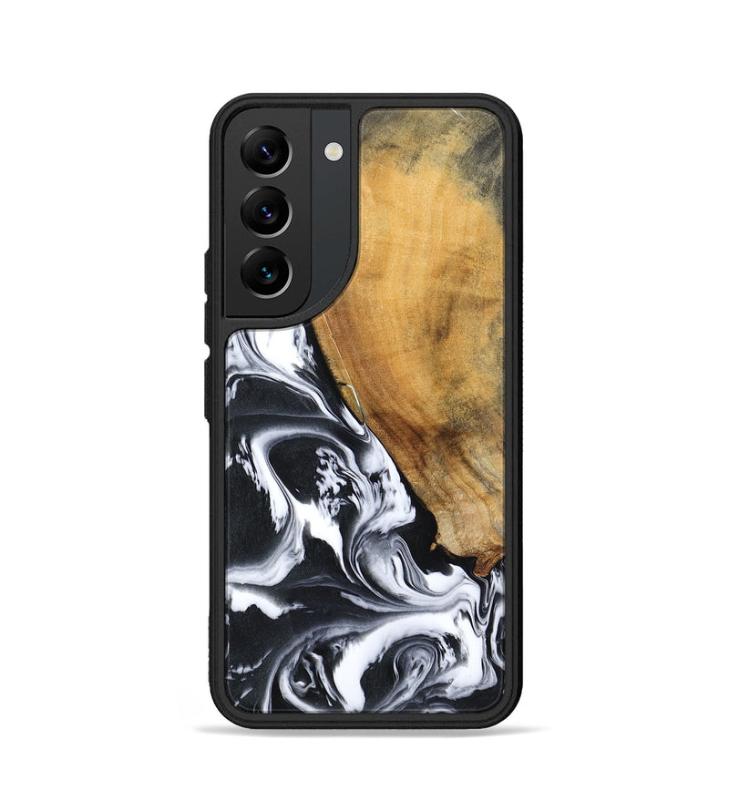 Galaxy S22 Wood Phone Case - Zola (Black & White, 795823)