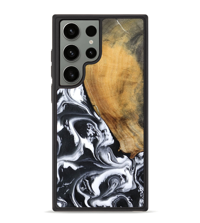 Galaxy S23 Ultra Wood Phone Case - Zola (Black & White, 795823)