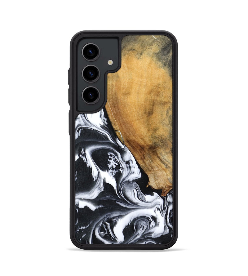 Galaxy S24 Wood Phone Case - Zola (Black & White, 795823)