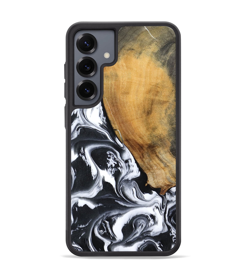 Galaxy S25 Plus Wood Phone Case - Zola (Black & White, 795823)
