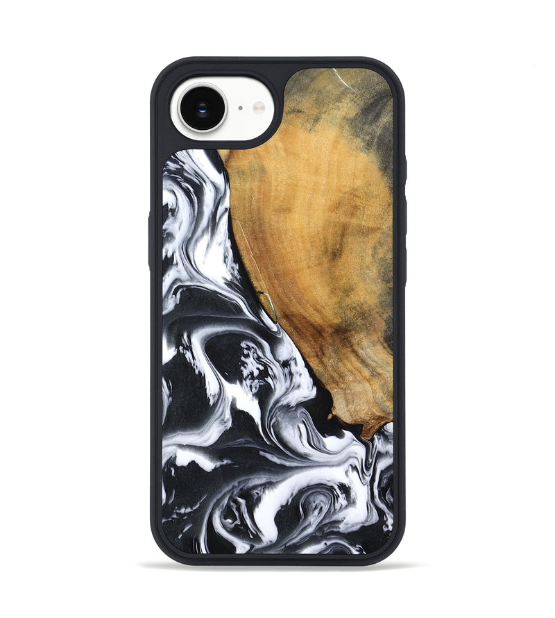 iPhone 16e Wood Phone Case - Zola (Black & White, 795823)