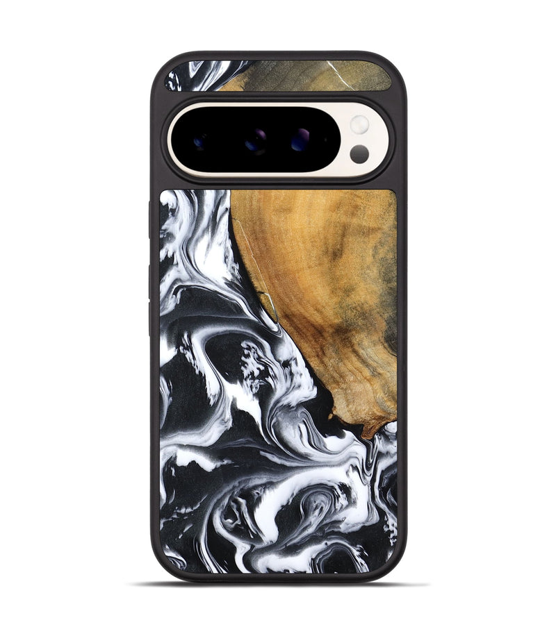 Pixel 9 Wood Phone Case - Zola (Black & White, 795823)