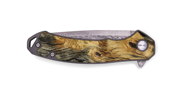 EDC Wood Pocket Knife - Ebony (Wood Burl, 795827)