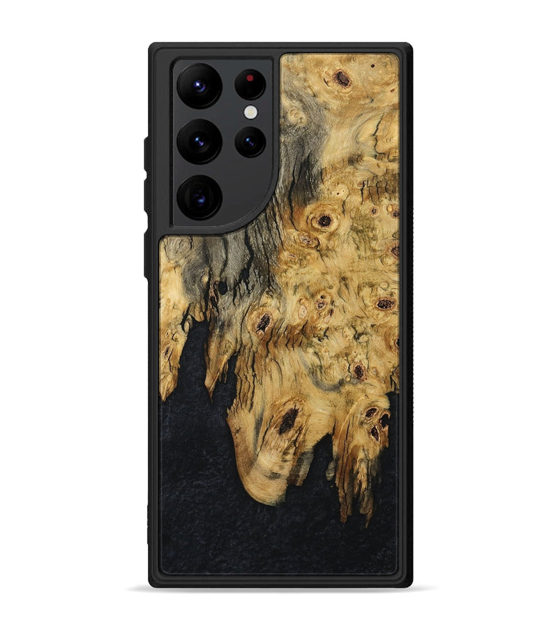 Galaxy S22 Ultra Wood Phone Case - Ebony (Wood Burl, 795827)