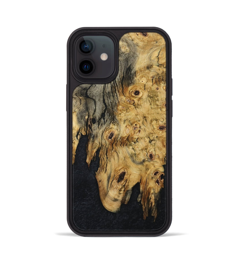 iPhone 12 Wood Phone Case - Ebony (Wood Burl, 795827)