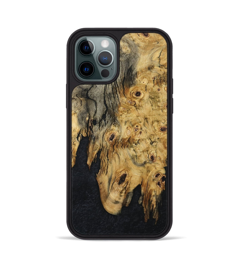 iPhone 12 Pro Wood Phone Case - Ebony (Wood Burl, 795827)