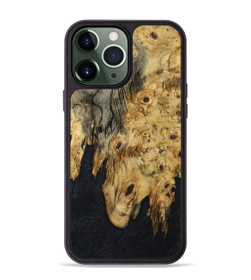 iPhone 13 Pro Max Wood Phone Case - Ebony (Wood Burl, 795827)