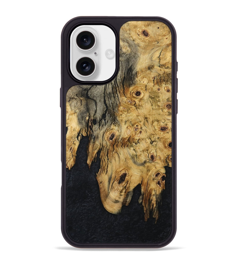 iPhone 16 Plus Wood Phone Case - Ebony (Wood Burl, 795827)