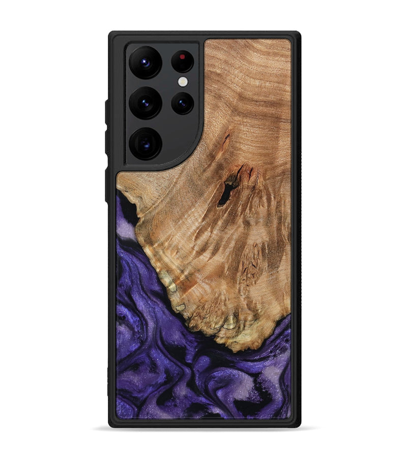 Galaxy S22 Ultra Wood Phone Case - Amaya (Purple, 795835)