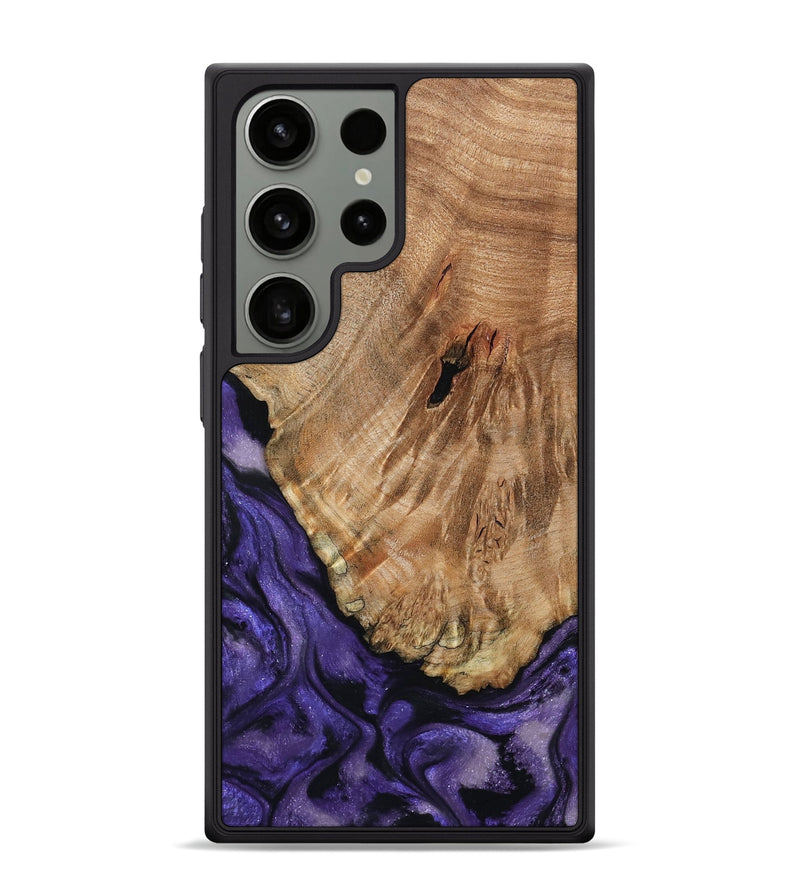 Galaxy S24 Ultra Wood Phone Case - Amaya (Purple, 795835)