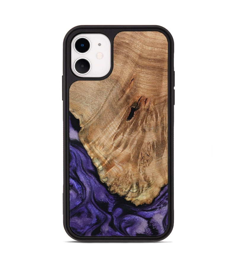 iPhone 11 Wood Phone Case - Amaya (Purple, 795835)