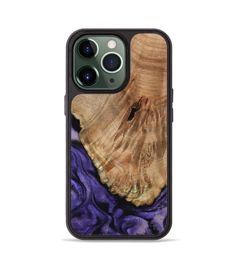 iPhone 13 Pro Wood Phone Case - Amaya (Purple, 795835)