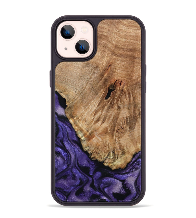 iPhone 14 Plus Wood Phone Case - Amaya (Purple, 795835)