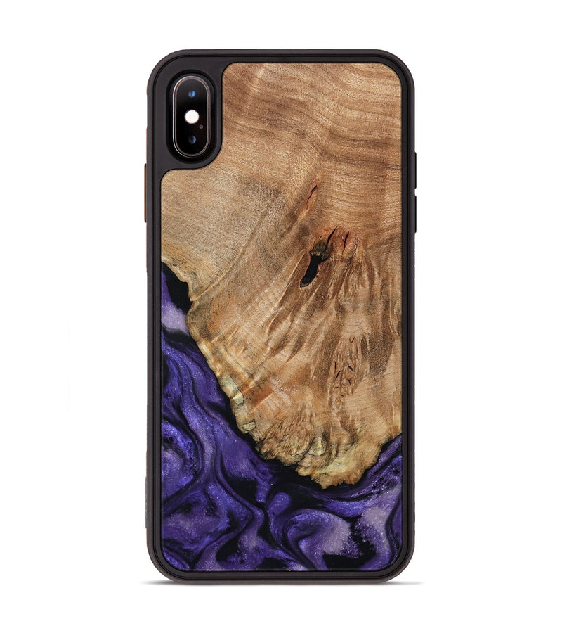 iPhone Xs Max Wood Phone Case - Amaya (Purple, 795835)