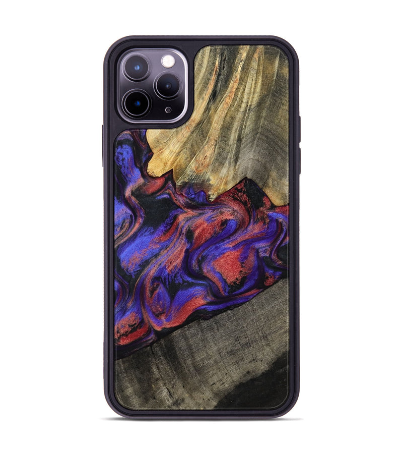 iPhone 11 Pro Max Wood Phone Case - Hudson (Purple, 795843)