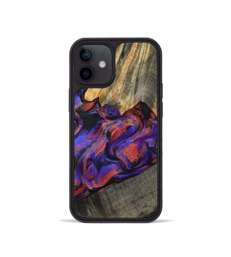 iPhone 12 mini Wood Phone Case - Hudson (Purple, 795843)