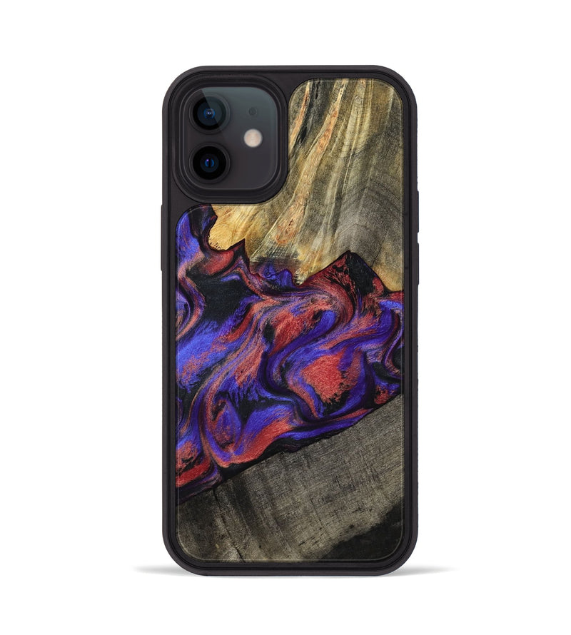 iPhone 12 Wood Phone Case - Hudson (Purple, 795843)
