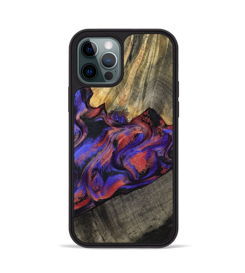 iPhone 12 Pro Wood Phone Case - Hudson (Purple, 795843)