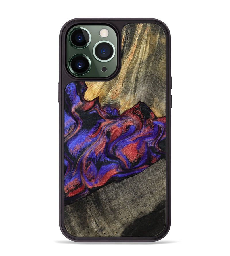 iPhone 13 Pro Max Wood Phone Case - Hudson (Purple, 795843)