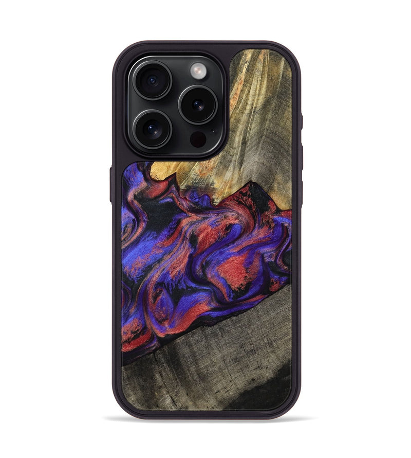 iPhone 15 Pro Wood Phone Case - Hudson (Purple, 795843)
