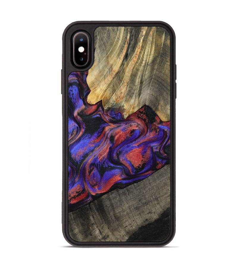 iPhone Xs Max Wood Phone Case - Hudson (Purple, 795843)