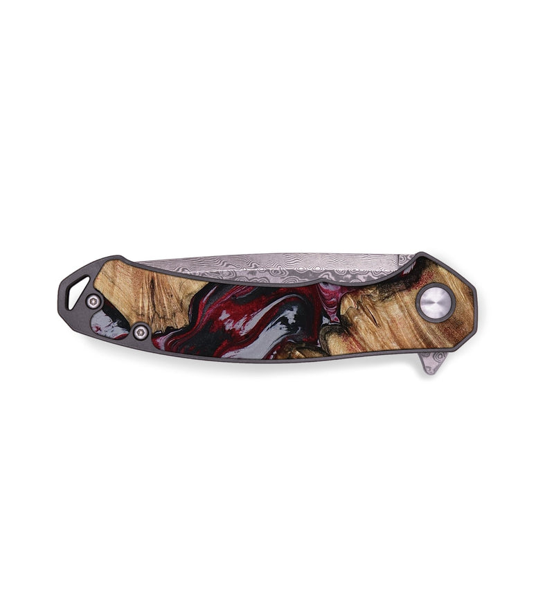 EDC Wood Pocket Knife - Sergio (Red, 795848)