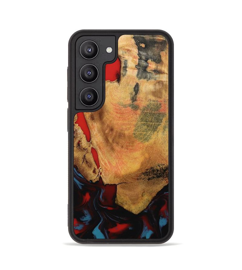 Galaxy S23 Wood Phone Case - Tristen (Red, 795849)
