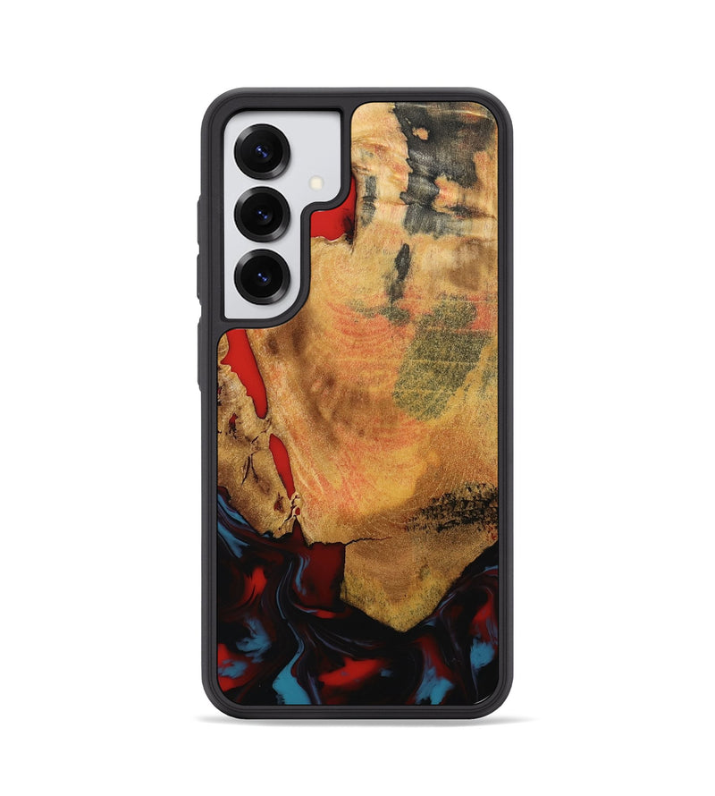 Galaxy S25 Wood Phone Case - Tristen (Red, 795849)
