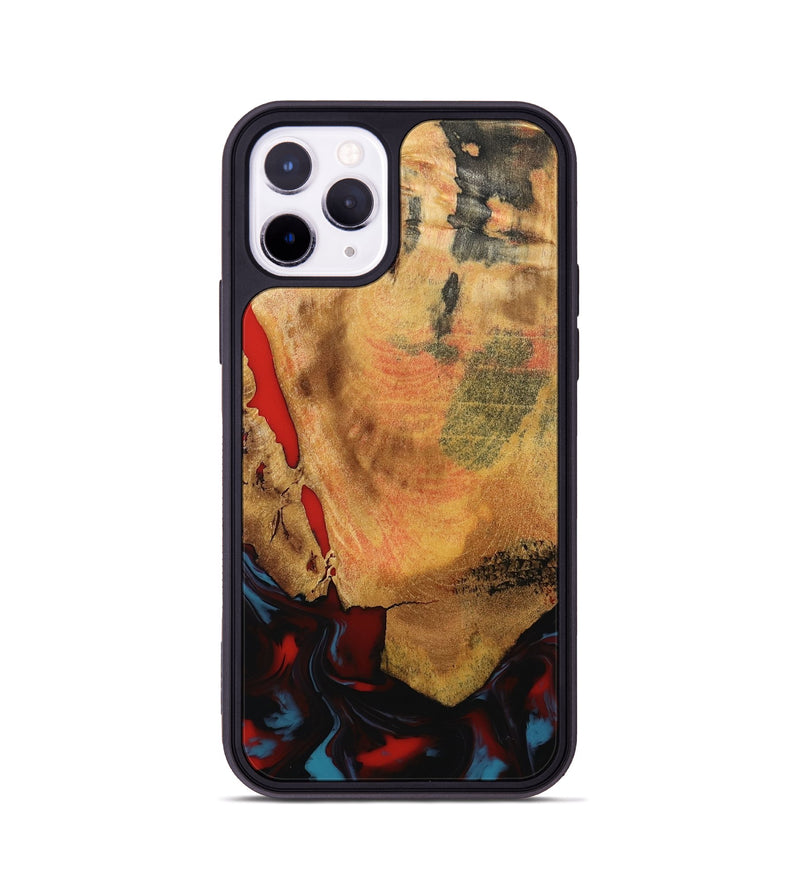 iPhone 11 Pro Wood Phone Case - Tristen (Red, 795849)