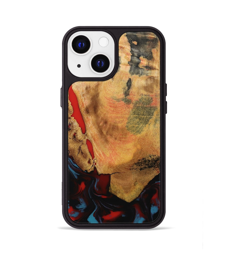 iPhone 13 Wood Phone Case - Tristen (Red, 795849)
