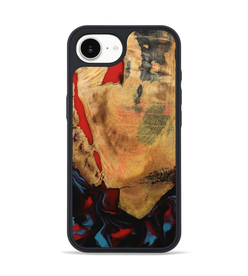 iPhone 16e Wood Phone Case - Tristen (Red, 795849)