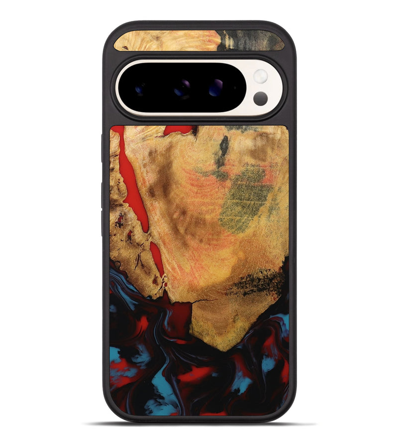 Pixel 10 Pro XL Wood Phone Case - Tristen (Red, 795849)