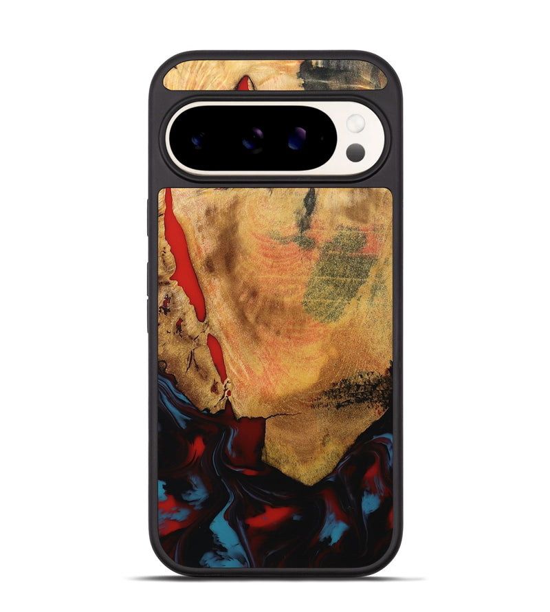 Pixel 9 Pro Wood Phone Case - Tristen (Red, 795849)