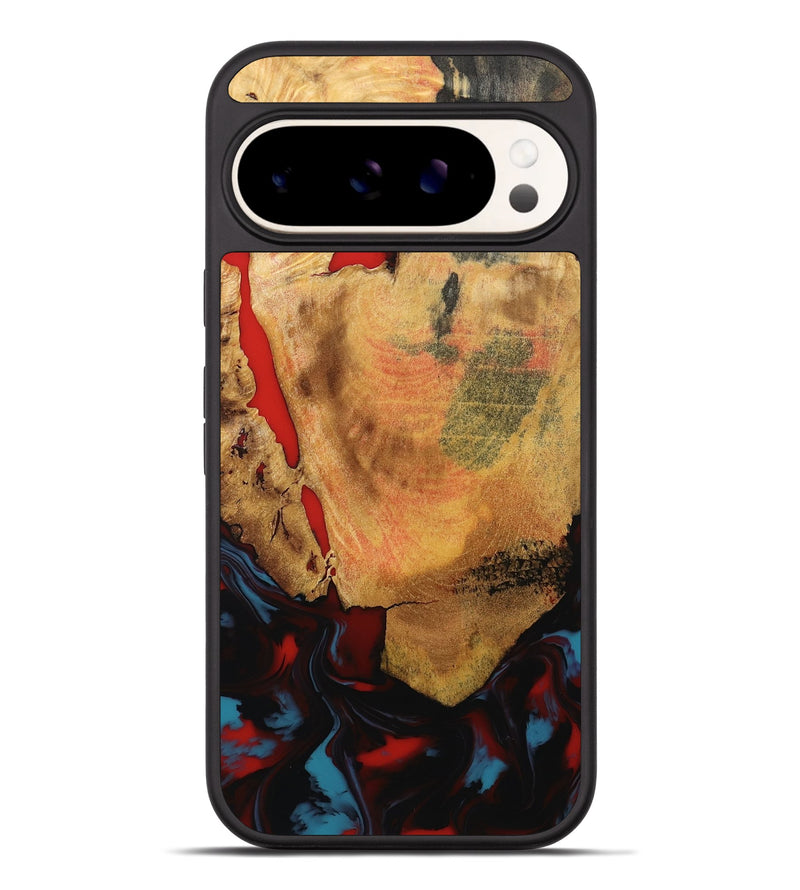 Pixel 9 Pro XL Wood Phone Case - Tristen (Red, 795849)