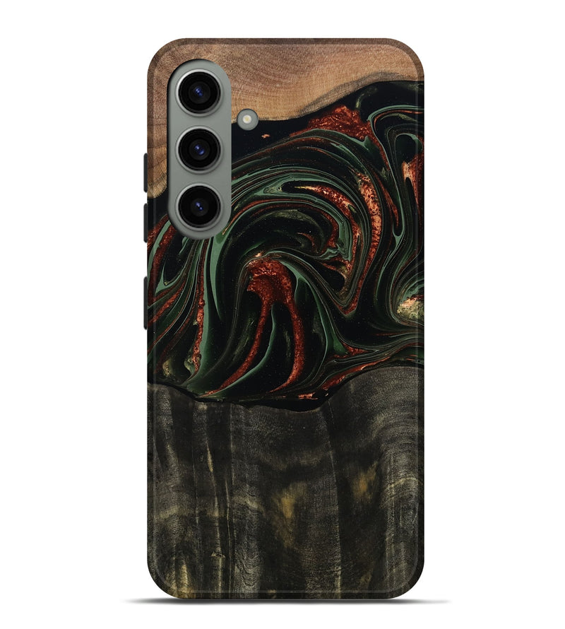Galaxy S24 Plus Wood Live Edge Phone Case - Parker (Green, 795893)