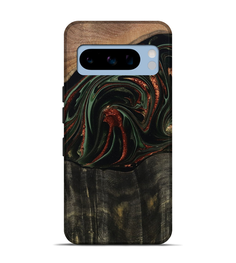 Pixel 8 Pro Wood Live Edge Phone Case - Parker (Green, 795893)