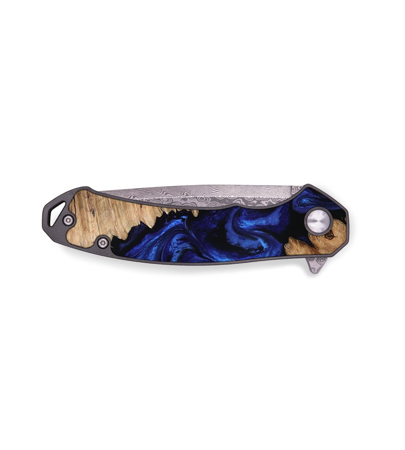 EDC Wood Pocket Knife - Christy (Blue, 795901)