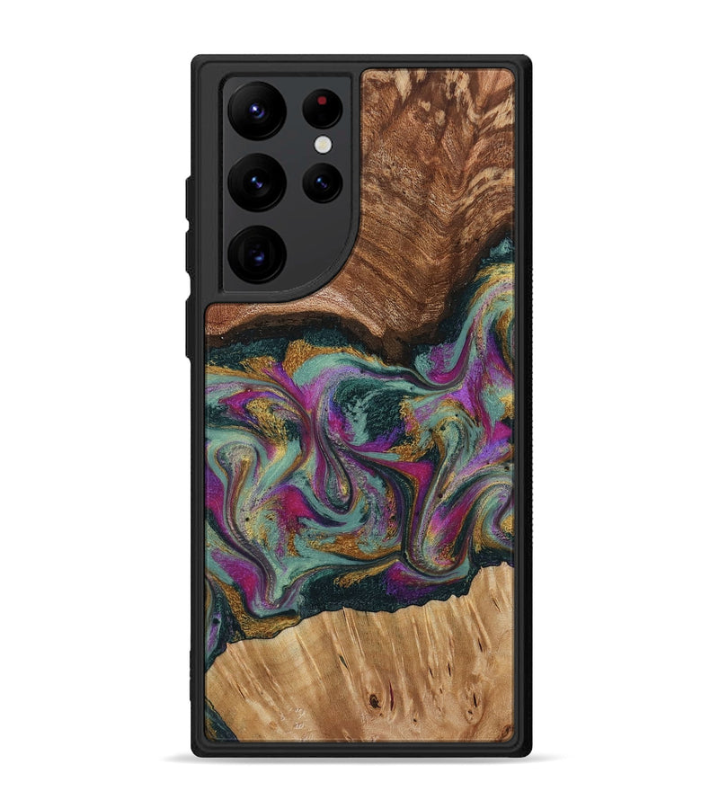 Galaxy S22 Ultra Wood Phone Case - Ignacio (Green, 795907)