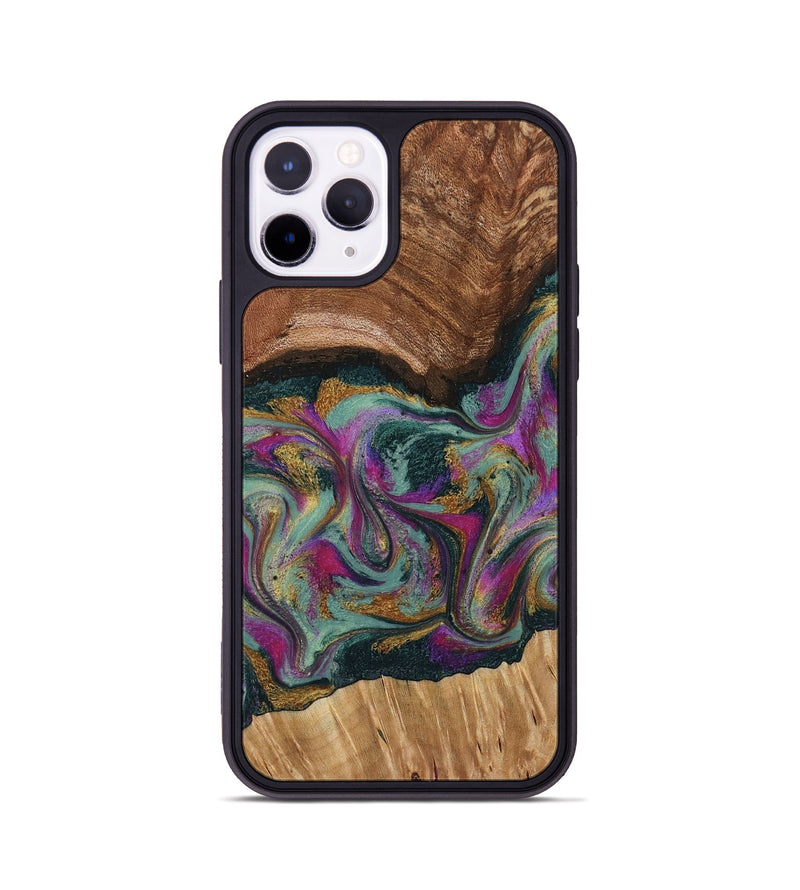 iPhone 11 Pro Wood Phone Case - Ignacio (Green, 795907)