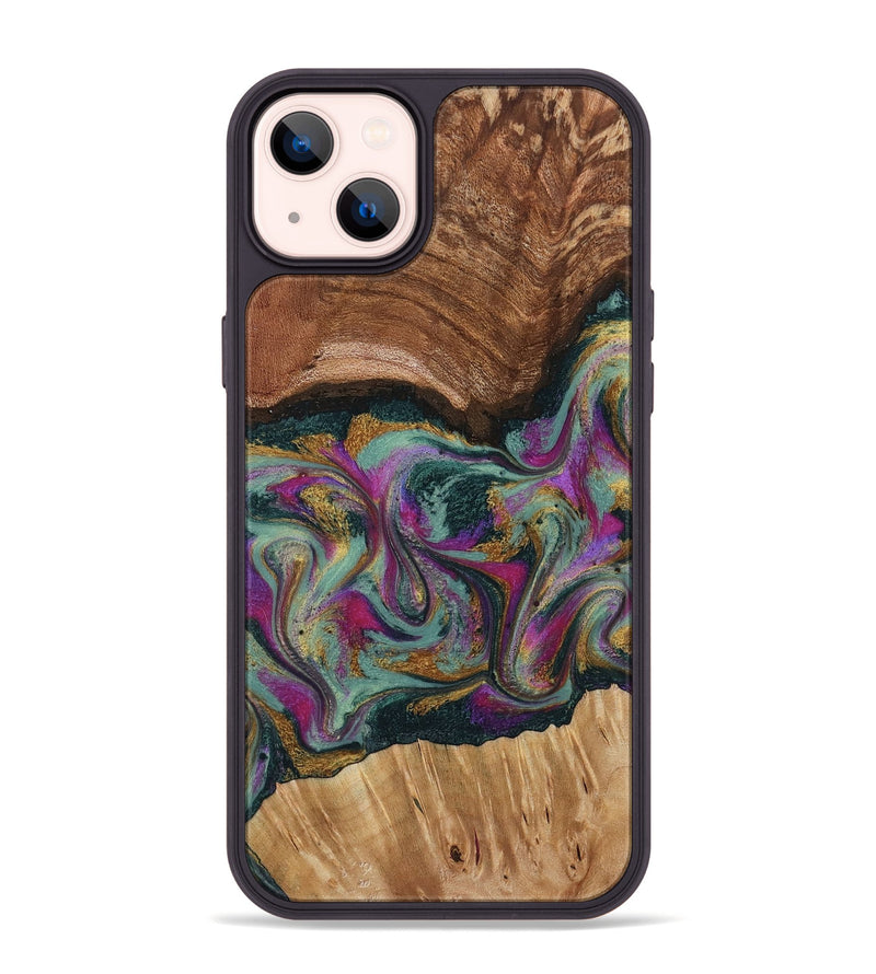 iPhone 14 Plus Wood Phone Case - Ignacio (Green, 795907)