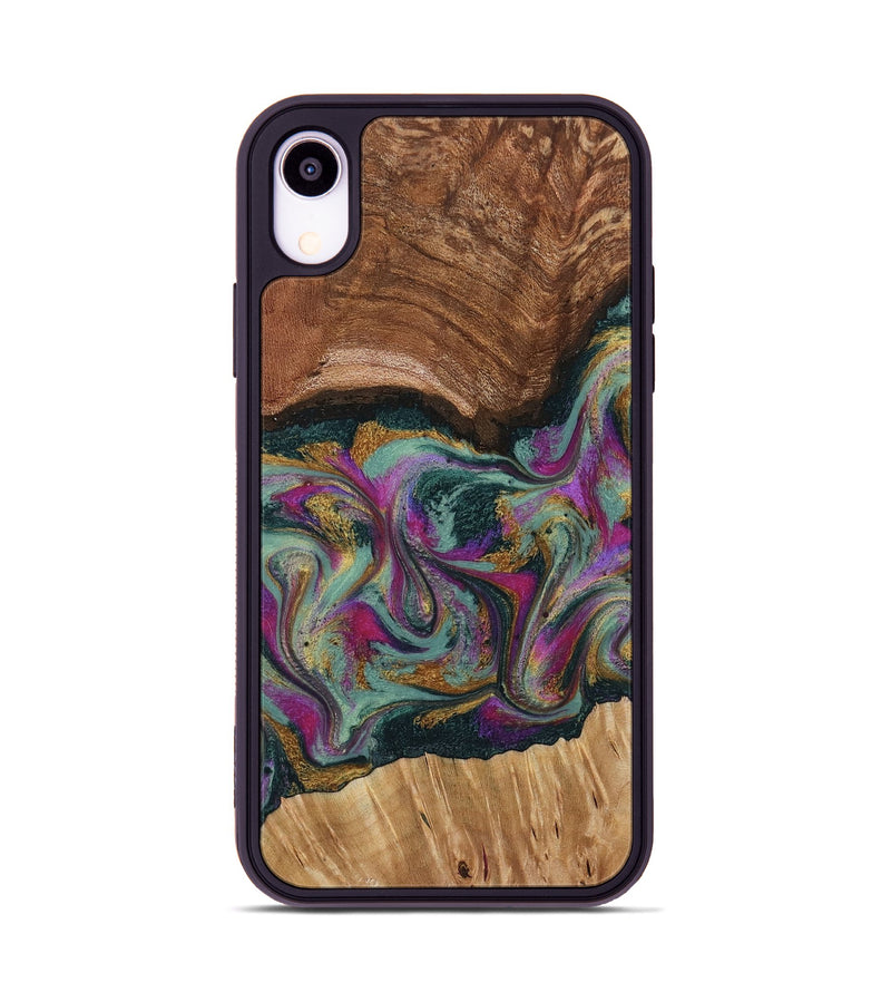 iPhone Xr Wood Phone Case - Ignacio (Green, 795907)