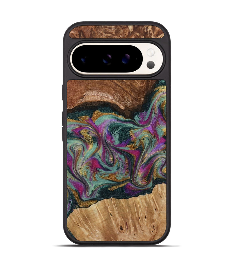 Pixel 9 Wood Phone Case - Ignacio (Green, 795907)