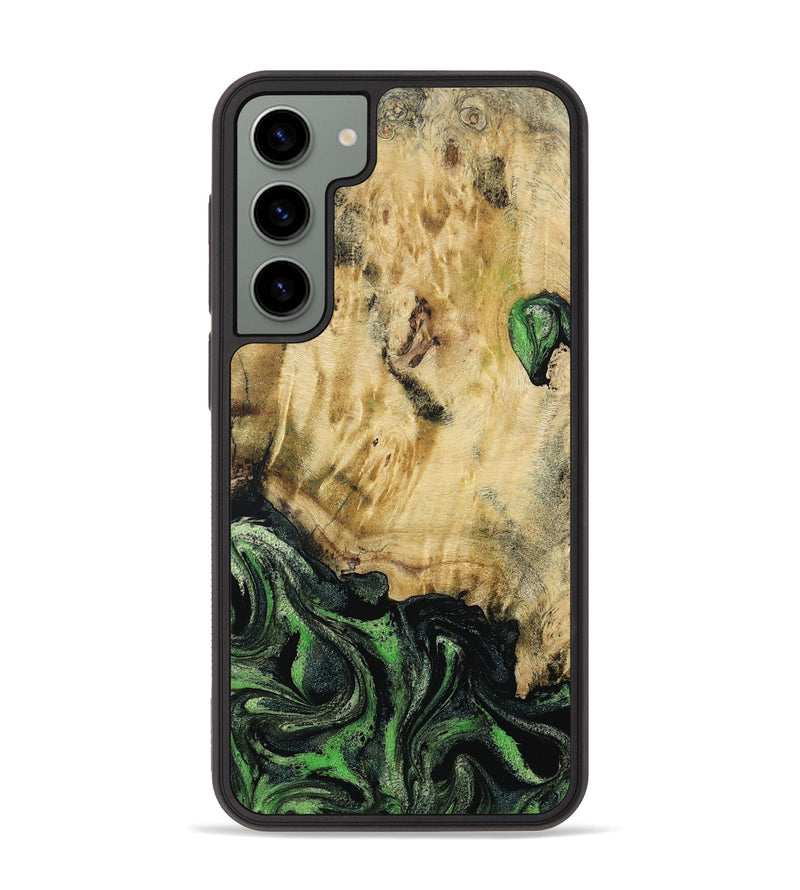 Galaxy S23 Plus Wood Phone Case - Azrael (Green, 795913)