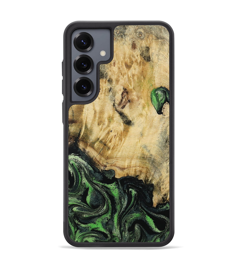 Galaxy S25 Plus Wood Phone Case - Azrael (Green, 795913)