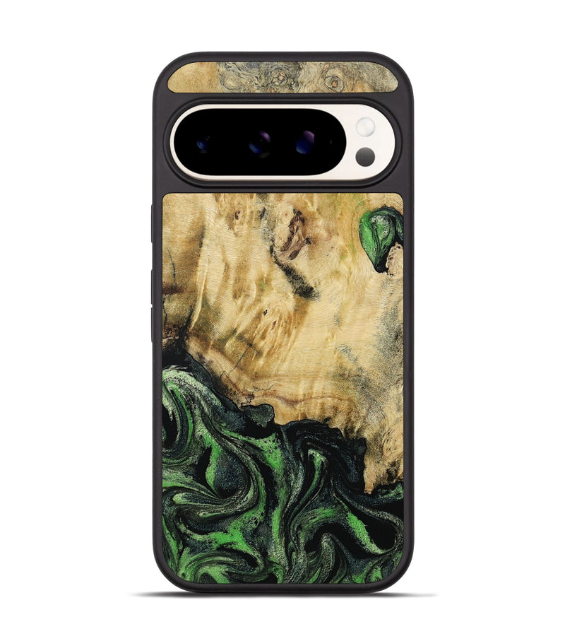Pixel 9 Pro Wood Phone Case - Azrael (Green, 795913)