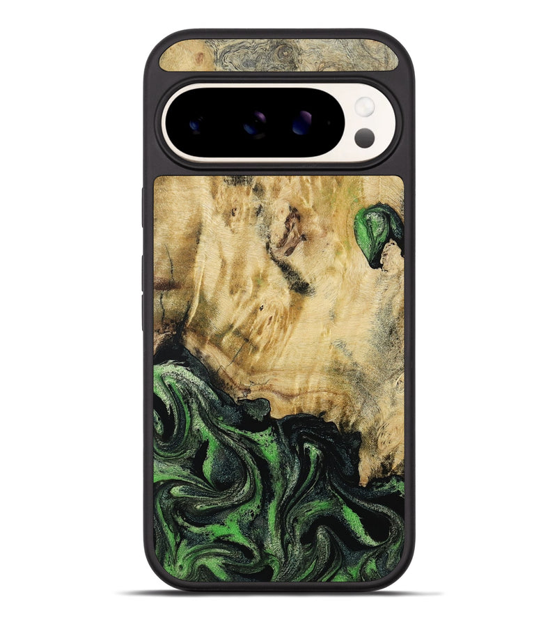 Pixel 9 Pro XL Wood Phone Case - Azrael (Green, 795913)
