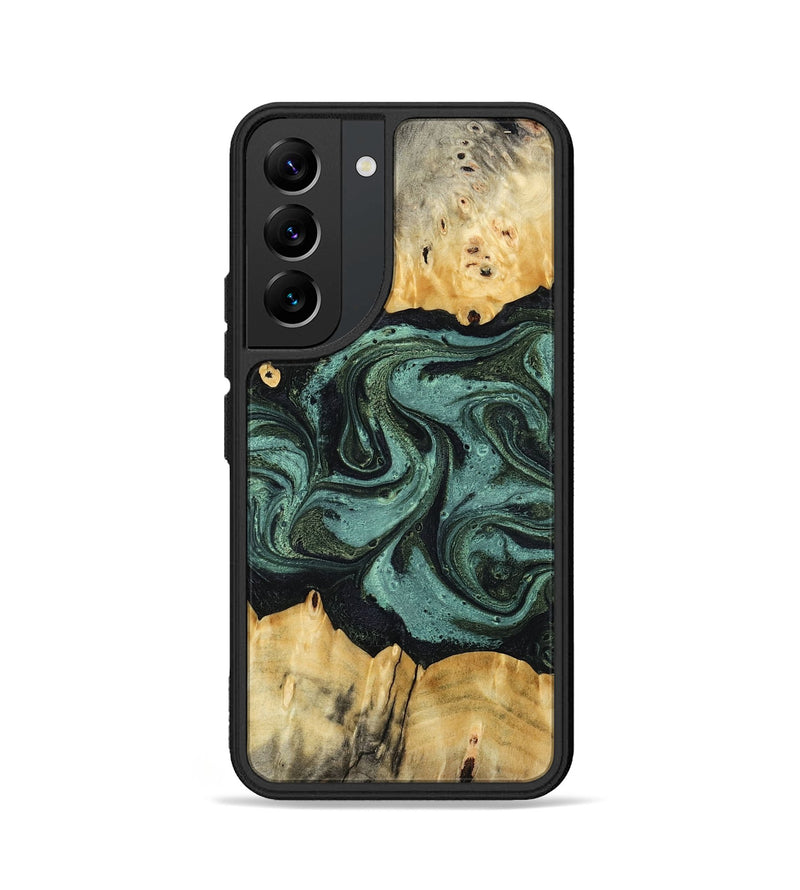 Galaxy S22 Wood Phone Case - Manilla (Green, 795916)